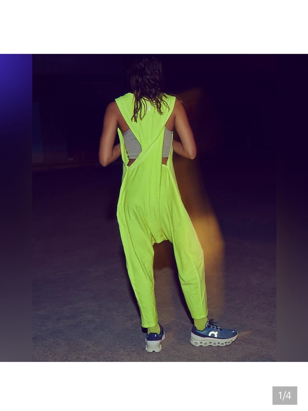 Free People Hot Shot Onesie in
Sour Citrus